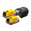Baterie a nabíječka DCB1102E2-QW, 1.7 Ah 18V, pro použití s: DEWALT XR DeWALT Baterie a nabíječka DCB1102E2-QW, 1.7 Ah 18V, pro použití s: DEWALT XR DeWALT