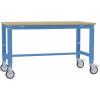 Manuflex AU7355.5012 Pracovní stůl univerzální speciální mobilní s multiplex deska, Šxhxv = 1500 x 800 x 752-972 mm světle modrá (RAL 5012) Manuflex AU7355.5012 Pracovní stůl univerzální speciální mobilní s multiplex deska, Šxhxv = 1500 x 800 x 752-972 mm světle modrá (RAL 5012)