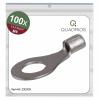 Quadrios 23C503 kulaté kabelové oko Průřez (max.)=2.5 mm² Ø otvoru=6.5 mm bez izolace 100 ks Quadrios 23C503 kulaté kabelové oko Průřez (max.)=2.5 mm² Ø otvoru=6.5 mm bez izolace 100 ks