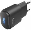 Hama USB nabíječka, 1x USB A , 6.00 W, černá