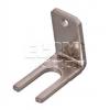Faston vidlice K8-00A(H), 6,5 × 0,8 mm, závit M4, 90°