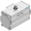 Pneumatický otočný aktuátor DFPD-160-RP-90-RD-F0710-R3-EP, řada: DFPD, max. tlak: 8 bar Festo Dvojčinný 90 °, vývrt: