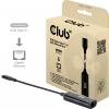 club3D CAC-2530 USB-C® adaptér [1x USB-C® 5 Gb/s - 1x RJ45 zásuvka] černá Slimline, 24.5 cm