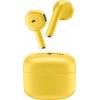 Cellularline Headset do uší (In Ear) Bluetooth®, Bez kabelu žlutá Nabíjecí pouzdro