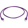 Telegärtner 100008035 RJ45 síťové kabely, propojovací kabely CAT 6A S/FTP 0.25 m fialová UL certifikace, samozhášecí, s ochranou, UL certifikace 1 ks Telegärtner 100008035 RJ45 síťové kabely, propojovací kabely CAT 6A S/FTP 0.25 m fialová UL certifikace, samozhášecí, s ochranou, UL certifikace 1 ks