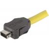 HARTING Kulatý průmyslový konektor, řada: 10A-1 Vnější Cat6a, počet cest: 10, Rovný, Kabel Stíněné, počet portů: