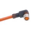 Kabel ovladače snímače, A: Vnitřní, A: Pravoúhlý 3, B: Bez koncovky, IP67, řada: RKMWV Lumberg Automation