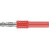 Schützinger BRST 7922 Ni / RT propojovací zástrčka 4 mm banánek červená 1 ks