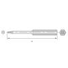 BERNSTEIN Tools for Electronics 6-TX15-50 bit Torx Ocel HRC silně legováno C 6.3 6 ks