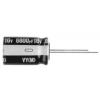 Kondenzátor, řada: VY 6800 μF ±20 % 25V dc Kolík PC, Radiální, Průchozí otvor Nichicon