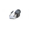 Yamaichi Konektor RJ45, řada: Y-Con Vnější, počet cest: 1, Rovný Niklovaná mosaz, počet portů: 8portový Yamaichi Konektor RJ45, řada: Y-Con Vnější, počet cest: 1, Rovný Niklovaná mosaz, počet portů: 8portový