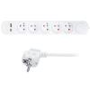 Solight prodlužovací přívod 5 zásuvek, USB A+C 20W PD, 3m, 3 x 1mm2, bílý, vypínač - PP152PD20 Solight prodlužovací přívod 5 zásuvek, USB A+C 20W PD, 3m, 3 x 1mm2, bílý, vypínač - PP152PD20