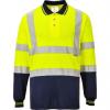 Portwest S279 Žlutá, Tmavomodrá Unisex Reflexní tričko s límečkem L Portwest S279 Žlutá, Tmavomodrá Unisex Reflexní tričko s límečkem L