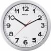 Maul 9053695 Quartz nástěnné hodiny 35 cm x 350 mm x 30 mm x 50 mm, stříbrná Maul 9053695 Quartz nástěnné hodiny 35 cm x 350 mm x 30 mm x 50 mm, stříbrná