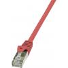 LogiLink CP1074S RJ45 síťové kabely, propojovací kabely CAT 5e F/UTP 5.00 m červená s ochranou 1 ks LogiLink CP1074S RJ45 síťové kabely, propojovací kabely CAT 5e F/UTP 5.00 m červená s ochranou 1 ks