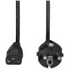 LogiLink IEC kabel [1x zástrčka s ochranným kontaktem - 1x IEC C13 zásuvka 10 A] 1.80 m černá