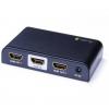 TECHly IDATA-HDMI2-4K2 2 porty HDMI rozbočovač 3840 x 2160 Pixel černá TECHly IDATA-HDMI2-4K2 2 porty HDMI rozbočovač 3840 x 2160 Pixel černá
