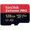 SanDisk Extreme PRO paměťová karta microSDXC 128 GB Class 10, UHS-I, v30 Video Speed Class nárazuvzdorné, vodotěsné