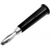 RS PRO Banánek, 4 mm, 30V, 19A, Černá, Vnější Přenos, materiál kontaktu: Mosaz, délka: 45 mm, pokovení kontaktu: Nikl RS PRO Banánek, 4 mm, 30V, 19A, Černá, Vnější Přenos, materiál kontaktu: Mosaz, délka: 45 mm, pokovení kontaktu: Nikl