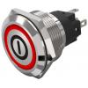 EAO Osvětlené tlačítko, řada: 82 IP65, IP67 SPDT Panel Blokování Osvětlené 22.3 mm 3A, barva LED: Červená 240 V dc 240 V EAO Osvětlené tlačítko, řada: 82 IP65, IP67 SPDT Panel Blokování Osvětlené 22.3 mm 3A, barva LED: Červená 240 V dc 240 V