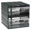 Skladovací jednotka se zásuvkami 2 Průhledné Plastové Průhledné zásuvky 208 mm x 208mm x 222 mm RS PRO Skladovací jednotka se zásuvkami 2 Průhledné Plastové Průhledné zásuvky 208 mm x 208mm x 222 mm RS PRO
