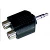Audio adaptér 3,5 mm jack stereo – 2× cinch, RE29