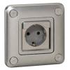 Legrand zásuvka Soliroc chrom 077836 1 ks Legrand zásuvka Soliroc chrom 077836 1 ks