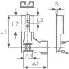 Vogt Verbindungstechnik 380208.67 faston zásuvka Šířka zástrčky: 4.8 mm Tloušťka konektoru: 0.8 mm 90 ° bez izolace kov 1 ks