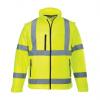 Portwest S428 Žlutá Unisex Softshellová bunda s vysokou viditelností XL Portwest S428 Žlutá Unisex Softshellová bunda s vysokou viditelností XL