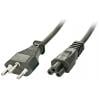 LINDY napájecí síťový kabel [1x švýcarská zástrčka - 1x IEC C5 spojka] 2.00 m černá