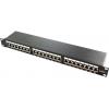 LogiLink NP0061 24 portů patch panel 483 mm (19) CAT 6A 1 U černá