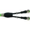 Murrelektronik 7000-40701-6130150 rozdělovač a adaptér pro senzory - aktory M12 x 1 zásuvka, rovná, zásuvka, rovná 1.50 m Počet pólů: 4 1 ks
