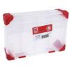 Přihrádková krabice 9 přihrádek Průhledná červená, Polypropylen Nastavitelné přepážky 60 mm x 235mm x 165 mm RS PRO Přihrádková krabice 9 přihrádek Průhledná červená, Polypropylen Nastavitelné přepážky 60 mm x 235mm x 165 mm RS PRO
