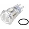 TRU COMPONENTS LAS1-AGQ-22E/W/24V/S, TC-10090972 tlačítko antivandal, 20 mm, 250 V/AC, 3 A, 1 ks