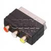 Adaptér SCART vidlice → 3× CINCH zásuvka Adaptér SCART vidlice → 3× CINCH zásuvka