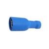 Faston-zdíř.6,3mm modr,kab.1,5-2,5mm2 plná izolace