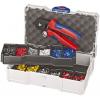 Knipex Sada krimpovacích svorek, obsahuje: Koncové objímky kabelů, konektory, krimpovací kleště, Krimpovací, Sada