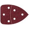 Wolfcraft 3138000 univerzální brusný papír na suchý zip, s otvory Zrnitost 120 (d x š) 139 mm x 98 mm 6 ks