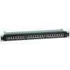 Value 24 portů síťový patch panel 483 mm (19) CAT 6 1 U černá