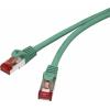 Renkforce RF-5239500 RJ45 síťové kabely, propojovací kabely CAT 6 S/FTP 1.00 m zelená s ochranou, pozlacené kontakty, samozhášecí 1 ks Renkforce RF-5239500 RJ45 síťové kabely, propojovací kabely CAT 6 S/FTP 1.00 m zelená s ochranou, pozlacené kontakty, samozhášecí 1 ks