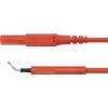 Schützinger AL 8322 / ZPK / 1 / 100 / RT adaptérový kabel zástrčka 4 mm zkušební hroty červená 1 ks Schützinger AL 8322 / ZPK / 1 / 100 / RT adaptérový kabel zástrčka 4 mm zkušební hroty červená 1 ks