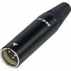 Rean AV RT3MC-B mini XLR konektor zástrčka, rovná Pólů: 3 černá 1 ks Rean AV RT3MC-B mini XLR konektor zástrčka, rovná Pólů: 3 černá 1 ks