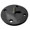 Černá Ocel Ø 120 mm, šířka: 120mm RS PRO