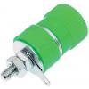 RS PRO Zásuvka na banánky, 4 mm, 30V, 24A, Zelená, Vnitřní Pájecí, materiál kontaktu: Mosaz, délka: 32.5 mm, pokovení RS PRO Zásuvka na banánky, 4 mm, 30V, 24A, Zelená, Vnitřní Pájecí, materiál kontaktu: Mosaz, délka: 32.5 mm, pokovení