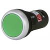 RS PRO Tlačítkový spínač IP65 SPST Montáž do panelu 22 mm Zelená