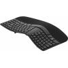 Matias FK413PCD-DE Sculpted Ergonomic Rechargeable Keyboard bezdrátový klávesnice německá, QWERTZ černá ergonomická