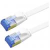 Value 21.99.2160 RJ45 síťové kabely, propojovací kabely CAT 6A F/UTP 0.50 m bílá stíněný, plochý, pozlacené kontakty 1 ks Value 21.99.2160 RJ45 síťové kabely, propojovací kabely CAT 6A F/UTP 0.50 m bílá stíněný, plochý, pozlacené kontakty 1 ks