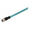 Kulatý konektor, počet kontaktů: 2, Kabel, velikost: M12 Siemens, pohlaví kontaktu: Samec/samice Zástrčka, IP65, IP67,