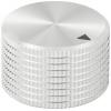 TRU COMPONENTS TC-11613812 otočný knoflík s označením stříbrná (Ø x v) 25 mm x 16 mm hliník 1 ks