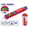 Bezkontaktní detektor střídavého napětí 12V~1000V s LED Bezkontaktní detektor střídavého napětí 12V~1000V s LED
